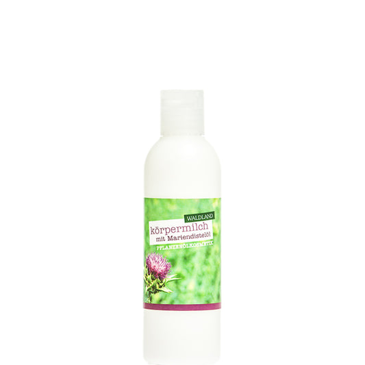 Körpermilch mit Mariendistlöl